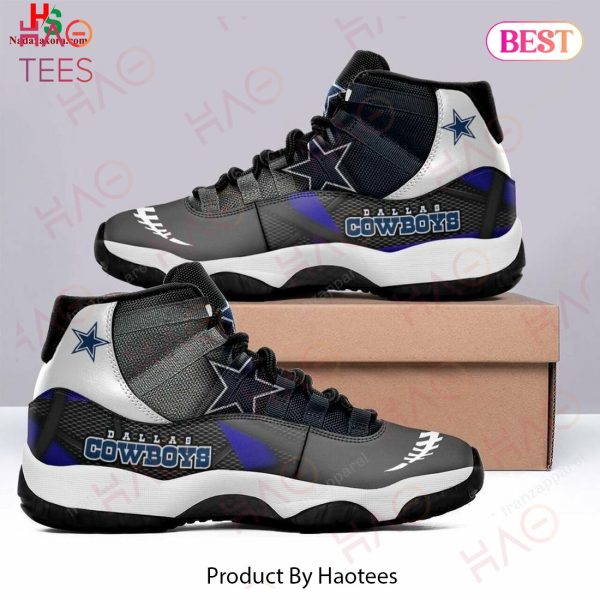 NFL Dallas Cowboys Football Team Air Jordan 11 Sneakers Shoes