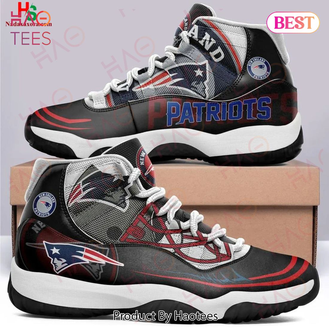 NFL New England Patriots Football Team Air Jordan 11 Sneakers Shoes