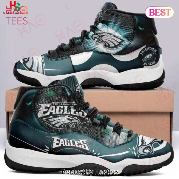 Philadelphia Eagles NFL Football Team Air Jordan 11 Sneakers Shoes