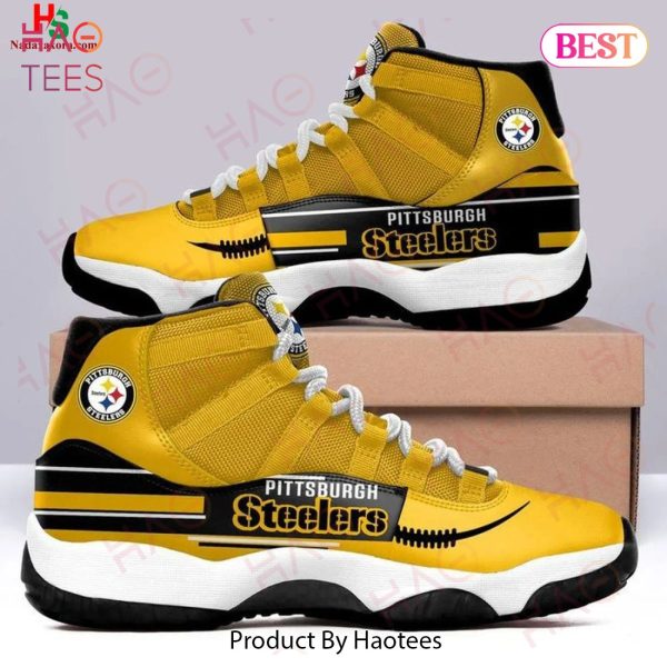 Pittsburgh steelers NFL Football Team Air Jordan 11 Sneakers Shoes
