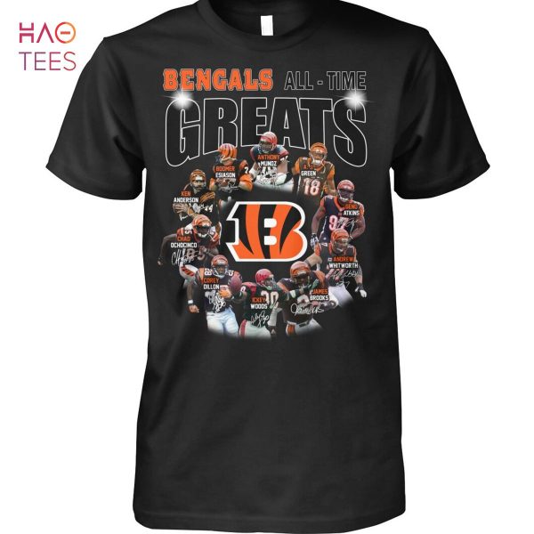 Cincinnati Bengals All Time Greats T Shirt