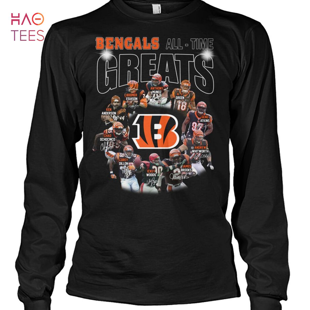 Granville Goods Bengals Bleached Sweatshirt Youth Xs