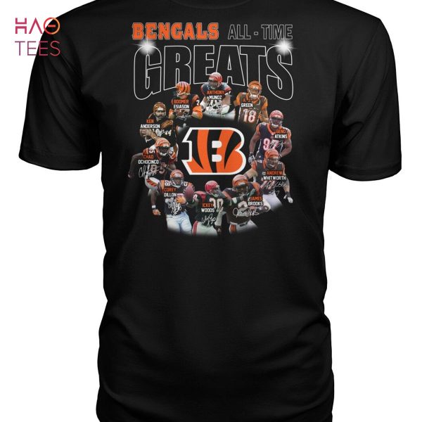 Cincinnati Bengals All Time Greats T Shirt
