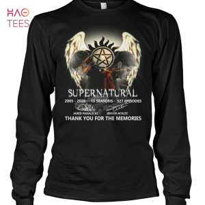 Super Natural Thank You For The Memories T Shirt