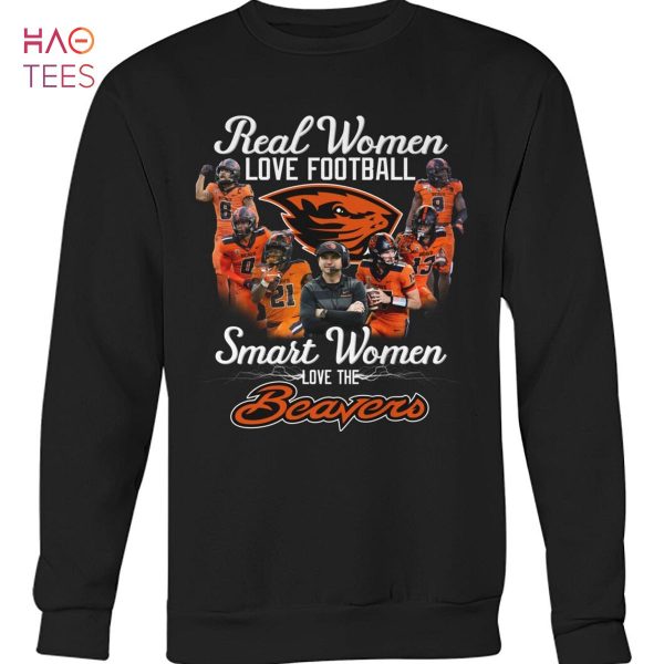 Real Women Love Football Smart Women Love The Beavers T Shirt