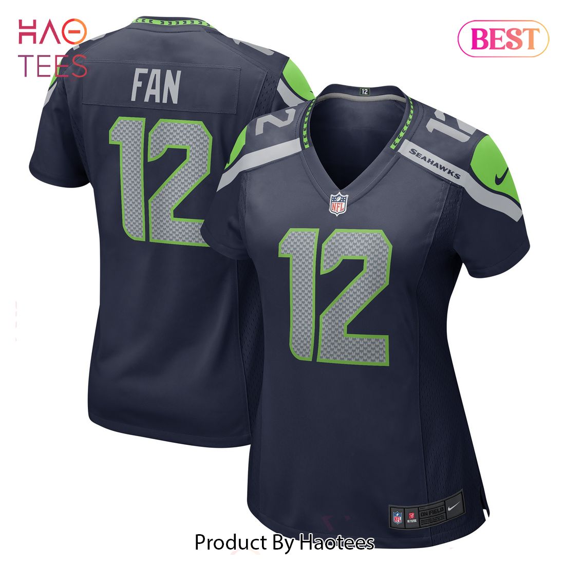 12th Fan Seattle Seahawks Nike Women's Game Jersey College Navy Luxury Store