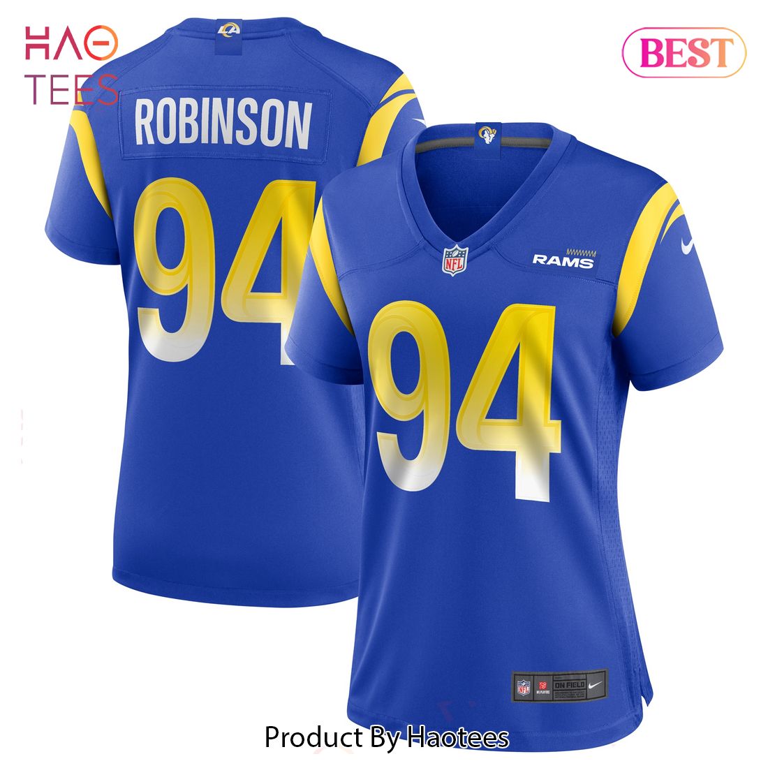 A’Shawn Robinson Los Angeles Rams Nike Women’s Game Jersey Royal Luxury Store