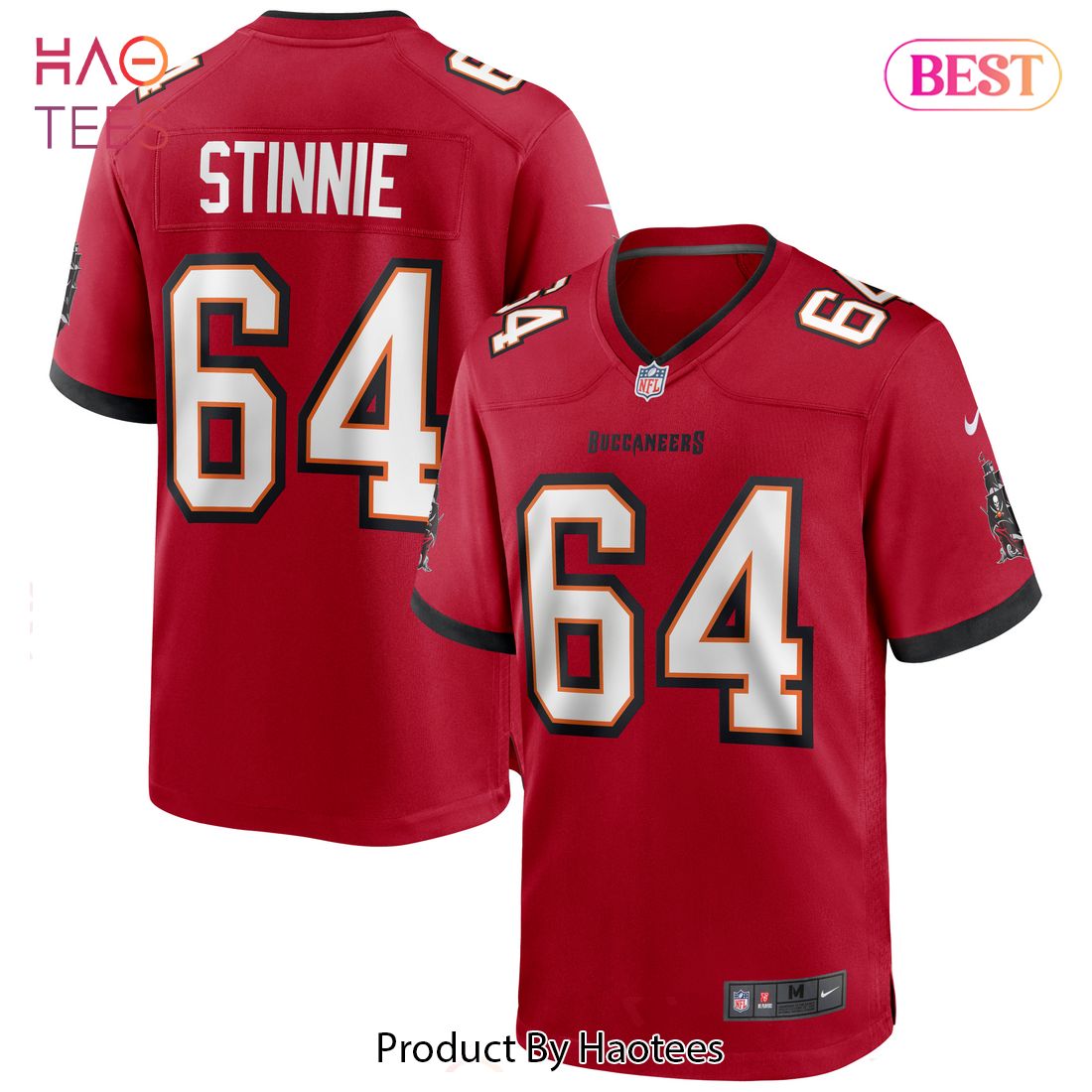 Aaron Stinnie Tampa Bay Buccaneers Nike Game Jersey Red Luxury Store