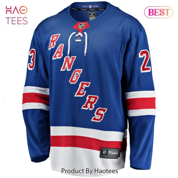 Adam Fox New York Rangers Fanatics Branded 2017 18 Home Breakaway Replica Jersey Blue