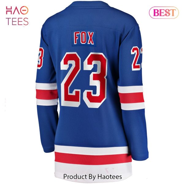 Adam Fox New York Rangers Fanatics Branded Women’s Home Premier Breakaway Player Jersey Blue