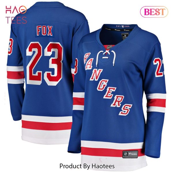 Adam Fox New York Rangers Fanatics Branded Women’s Home Premier Breakaway Player Jersey Blue