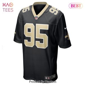 Albert Huggins New Orleans Saints Nike Player Game Jersey Black