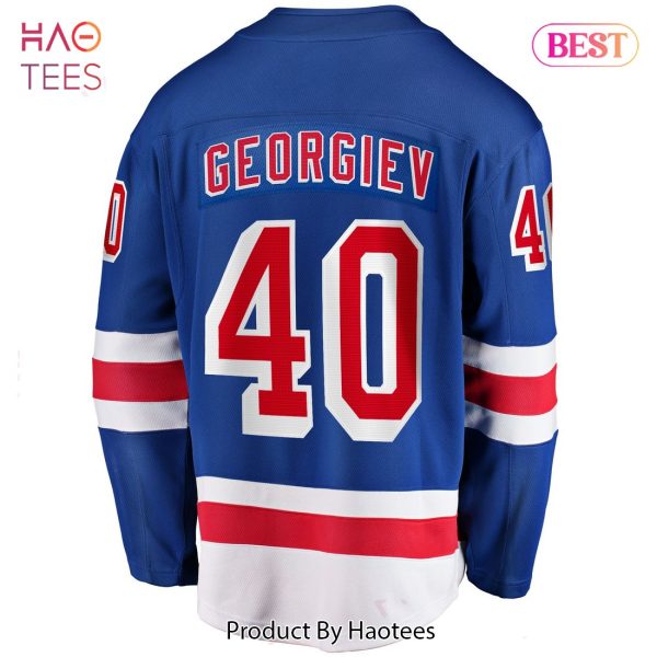 Alexandar Georgiev New York Rangers Fanatics Branded Home Breakaway Player Jersey Blue