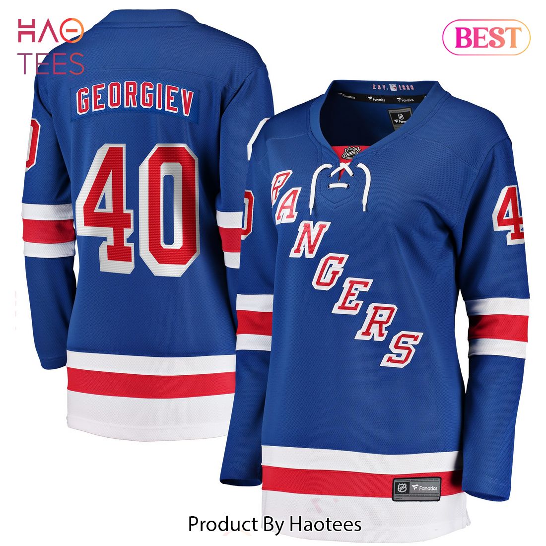 Alexandar Georgiev New York Rangers Fanatics Branded Women’s Home Breakaway Player Jersey Blue