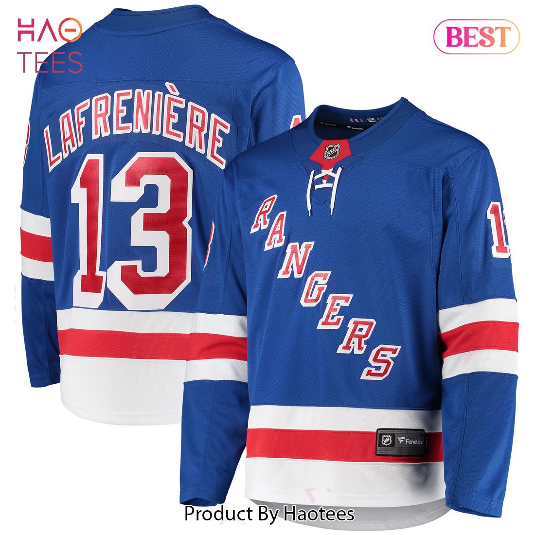Alexis Lafreni�re New York Rangers Fanatics Branded Premier Breakaway Player Jersey Blue