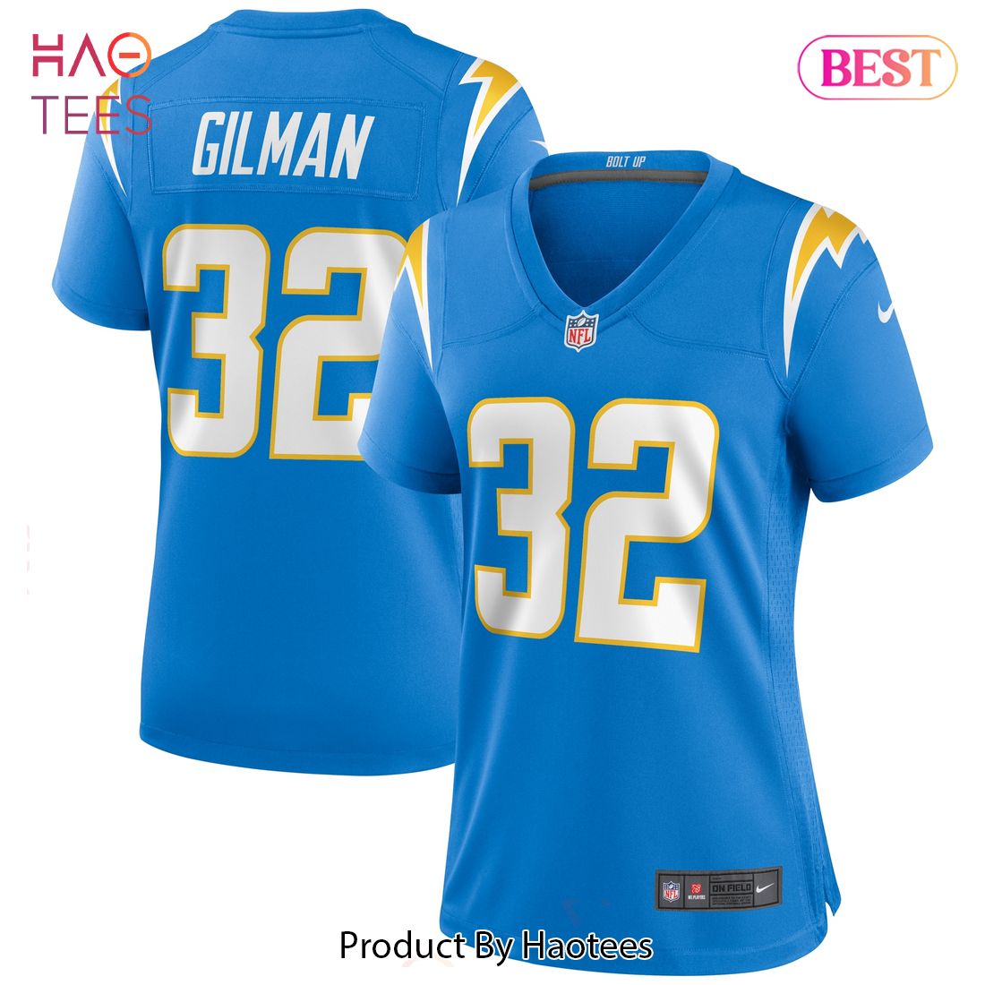 Alohi Gilman Los Angeles Chargers Nike Women’s Game Jersey Powder Blue
