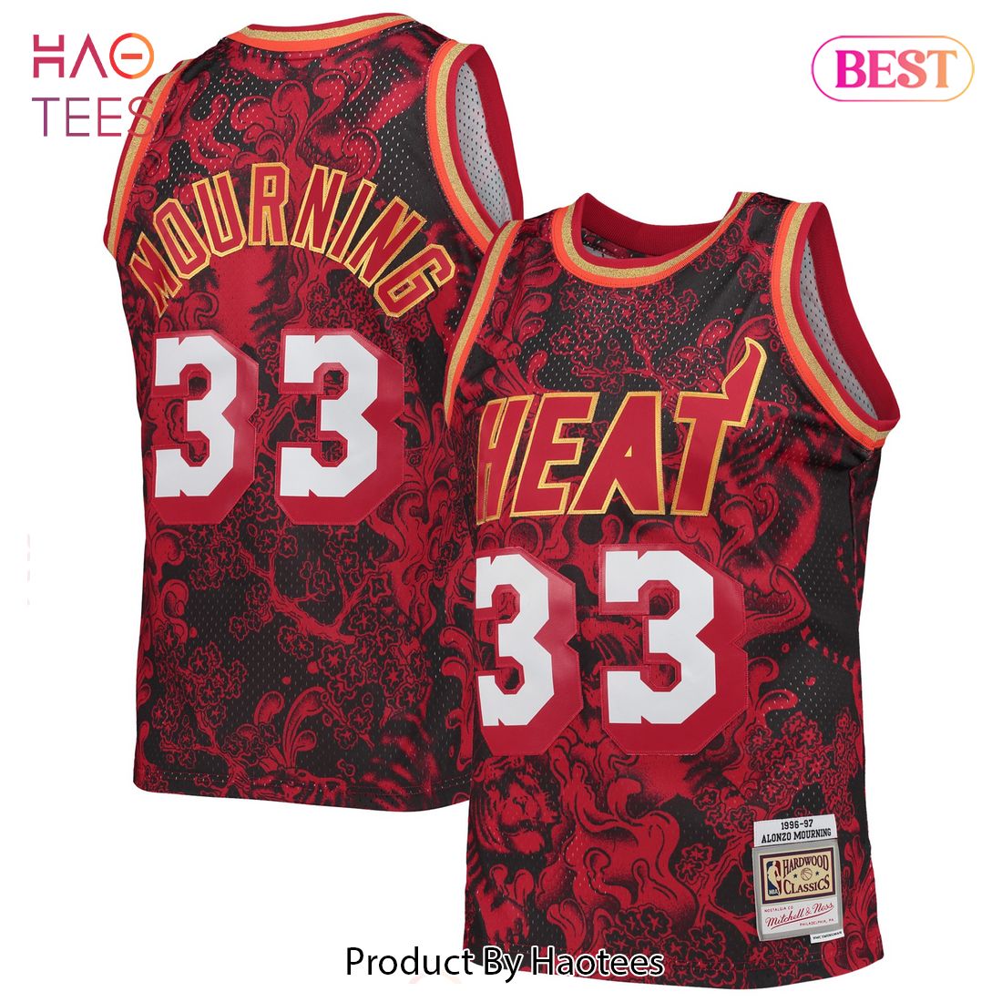 Just Don Hardwood Classics Shorts Miami Heat - Shop Mitchell