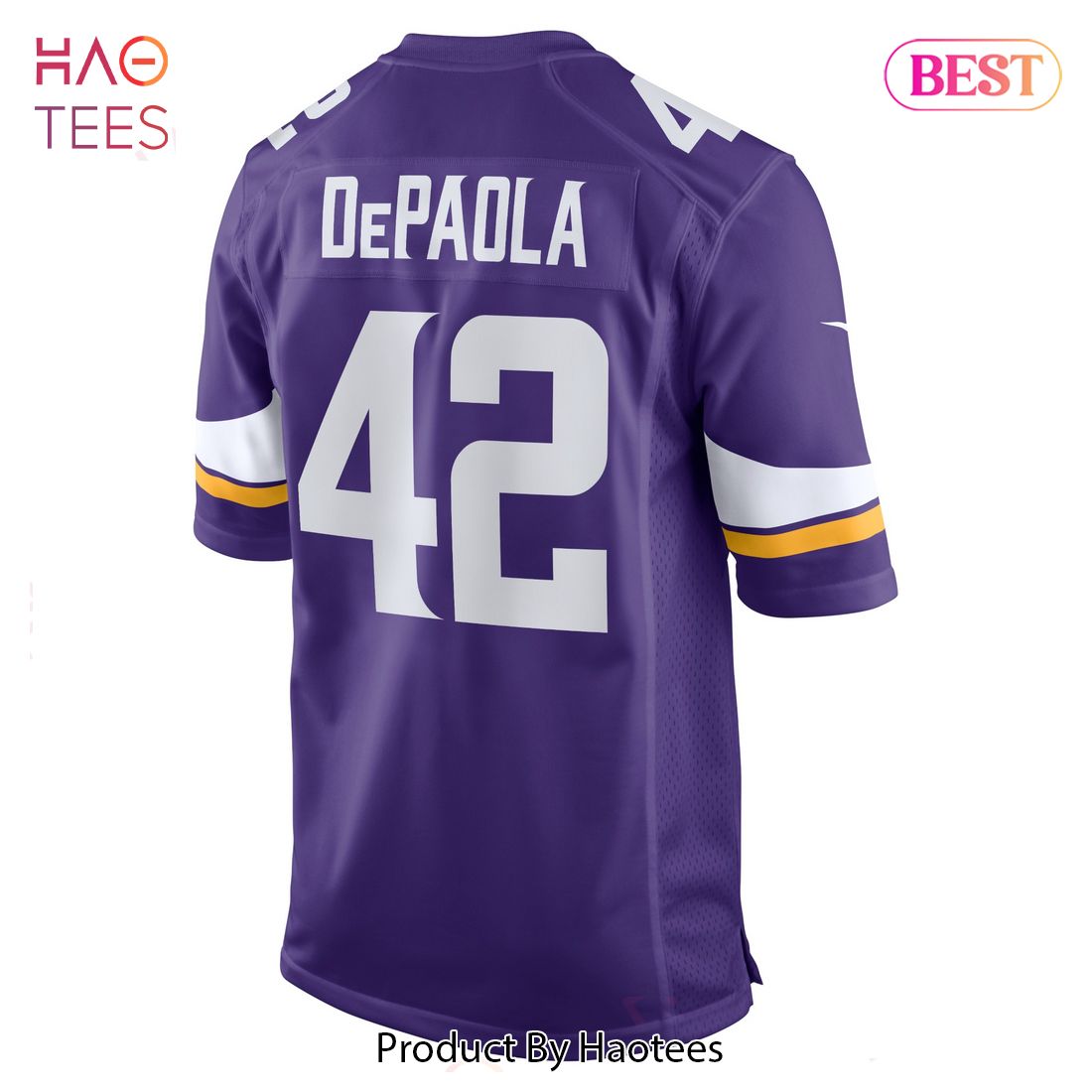 Andrew DePaola Minnesota Vikings Nike Game Jersey Purple