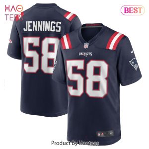 Anfernee Jennings New England Patriots Nike Team Game Jersey Navy