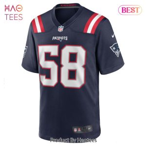 Anfernee Jennings New England Patriots Nike Team Game Jersey Navy