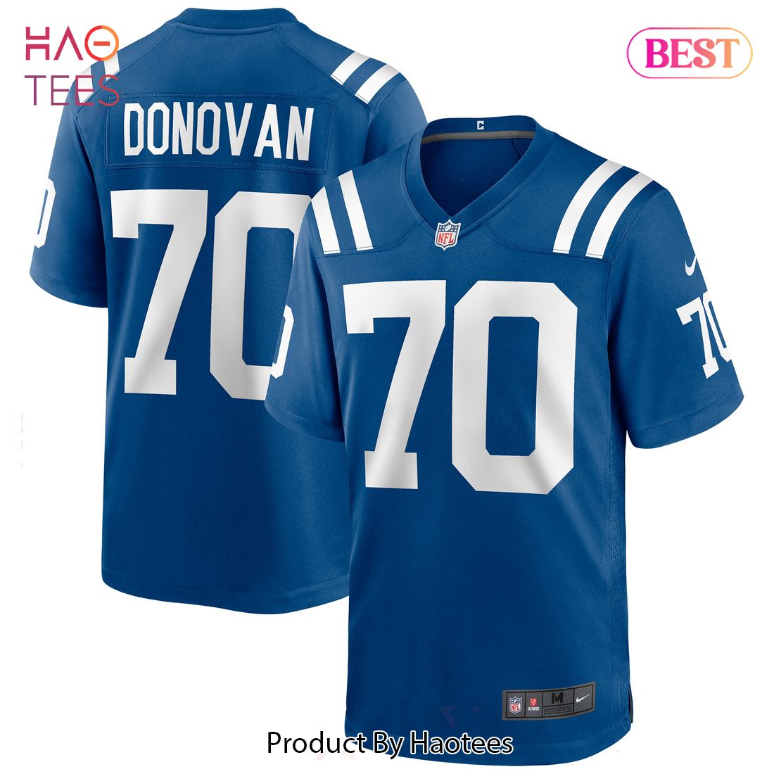 Art Donovan Indianapolis Colts Nike Game Retired Player Jersey Royal