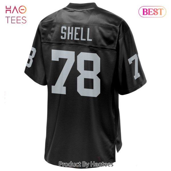 Art Shell Las Vegas Raiders NFL Pro Line Replica Retired Player Jersey Black
