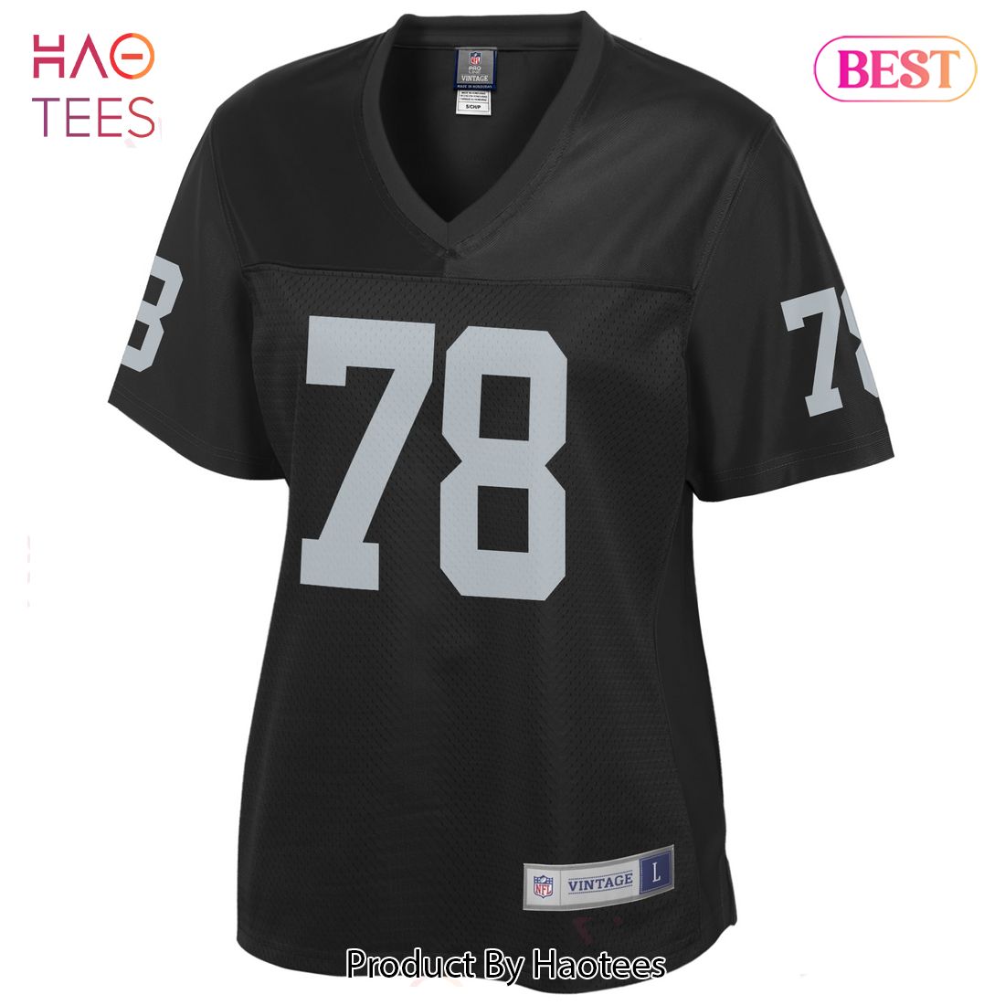 Art Shell Las Vegas Raiders NFL Pro Line Women's Retired Player Replica Jersey Black Art Shell Las Vegas Raiders NFL Pro Line Women's Retired Player Replica Jersey Black