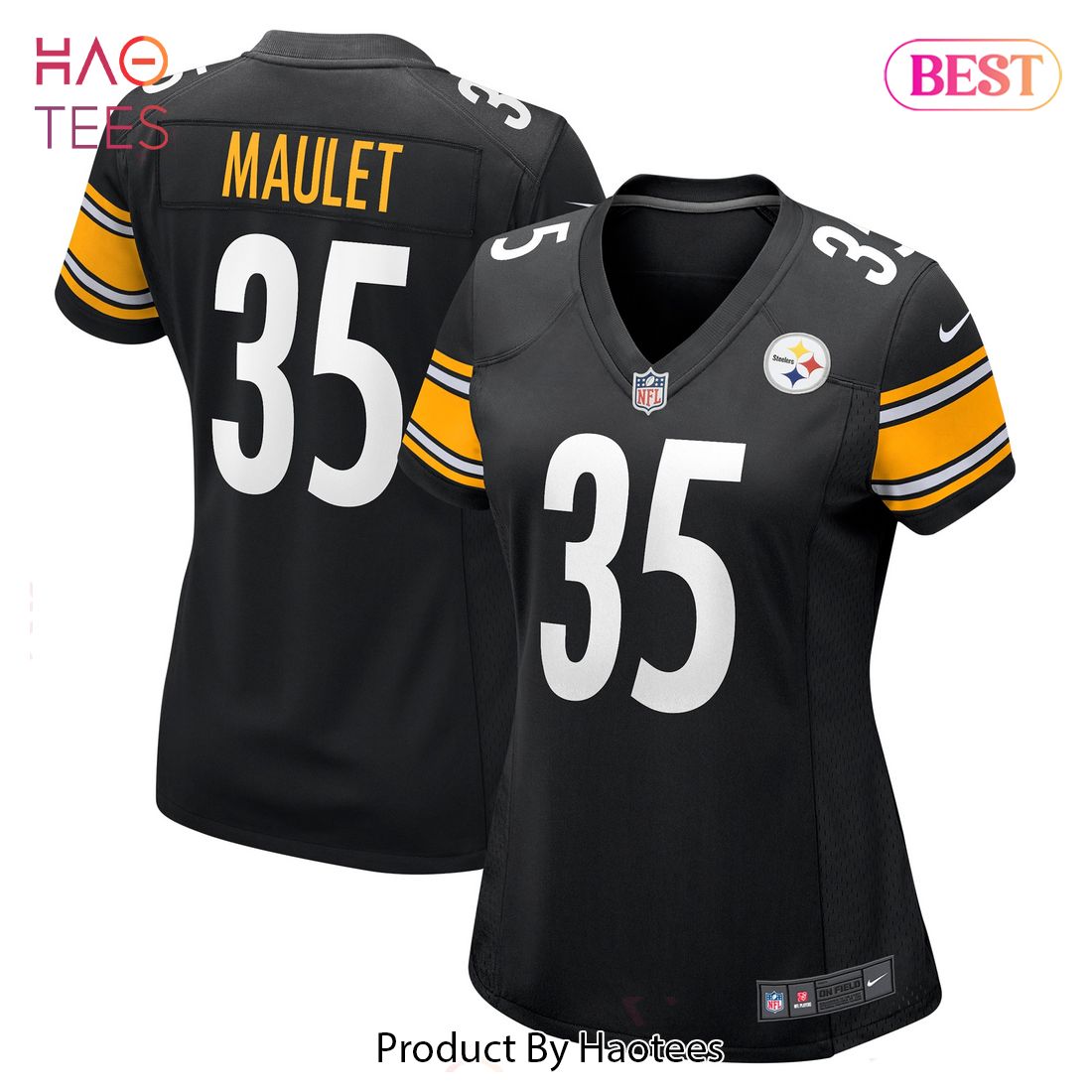 Arthur Maulet Pittsburgh Steelers Nike Women’s Game Jersey Black