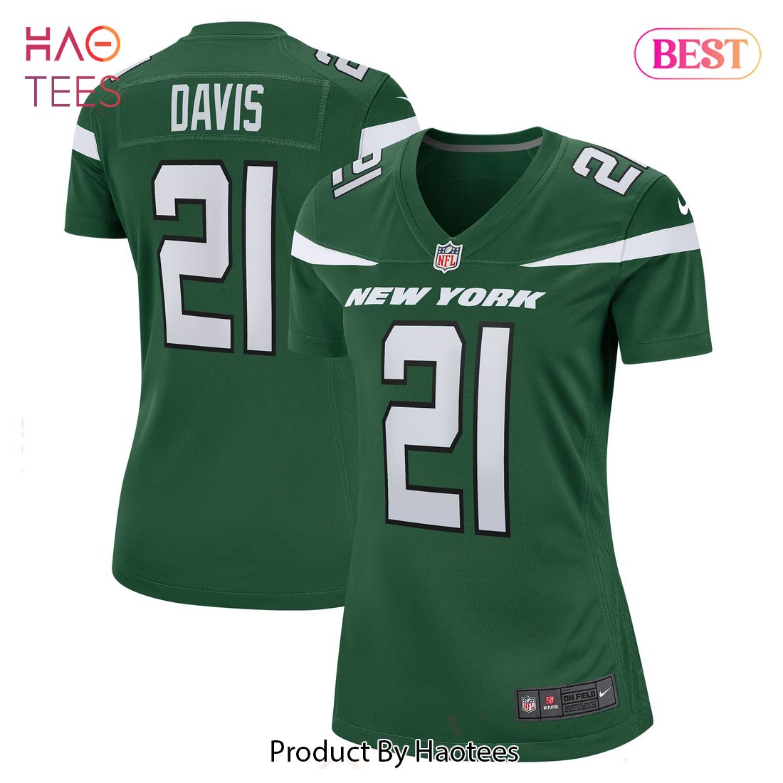 Ashtyn Davis New York Jets Nike Women’s Game Player Jersey Gotham Green Luxury Store