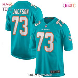 Austin Jackson Miami Dolphins Nike Player Game Jersey Aqua
