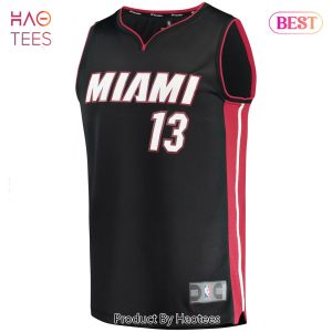 Bam Adebayo Miami Heat Fanatics Branded Fast Break Replica Player Jersey Icon Edition Black