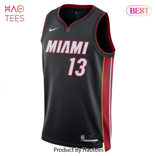 Bam Adebayo Miami Heat Nike Unisex 2022 23 Swingman Jersey Icon Edition Black