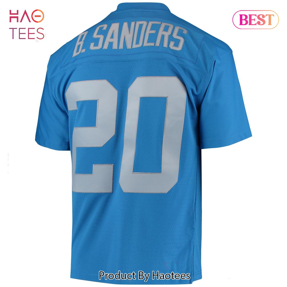 Mitchell & Ness Men's Barry Sanders Blue Detroit Lions 1994 Legacy Replica Jersey