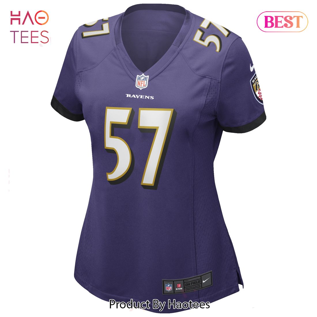 Bart Scott Baltimore Ravens Nike Women’s Game Retired Player Jersey Purple Luxury Store