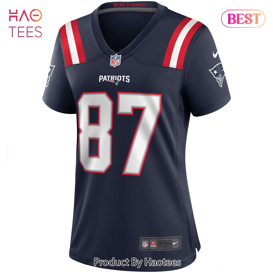 Ben Coates New England Patriots Nike Women’s Game Retired Player Jersey Navy Luxury Store