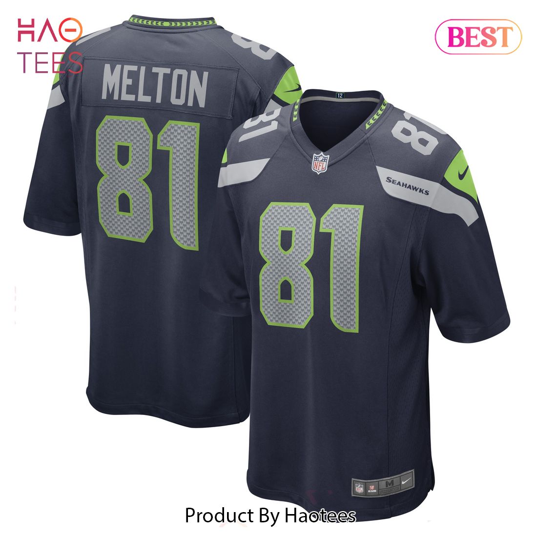 Bo Melton Seattle Seahawks Nike Game Player Jersey College Navy Luxury Store