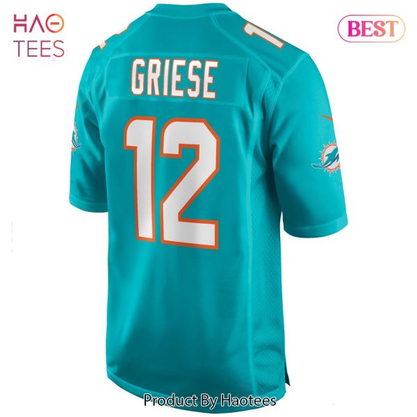 Bob Griese Miami Dolphins Nike Game Retired Player Jersey Aqua