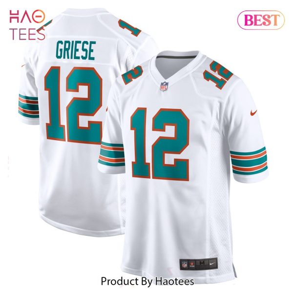 Bob Griese Miami Dolphins Nike Game Retired Player Jersey Aqua