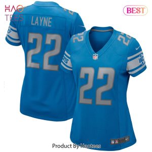 Bobby Layne Detroit Lions Nike Women’s Game Retired Player Jersey Blue