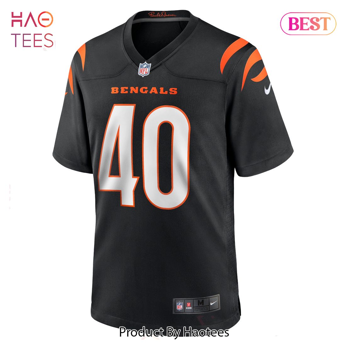 Brandon Wilson Cincinnati Bengals Nike Game Jersey Black Luxury Store