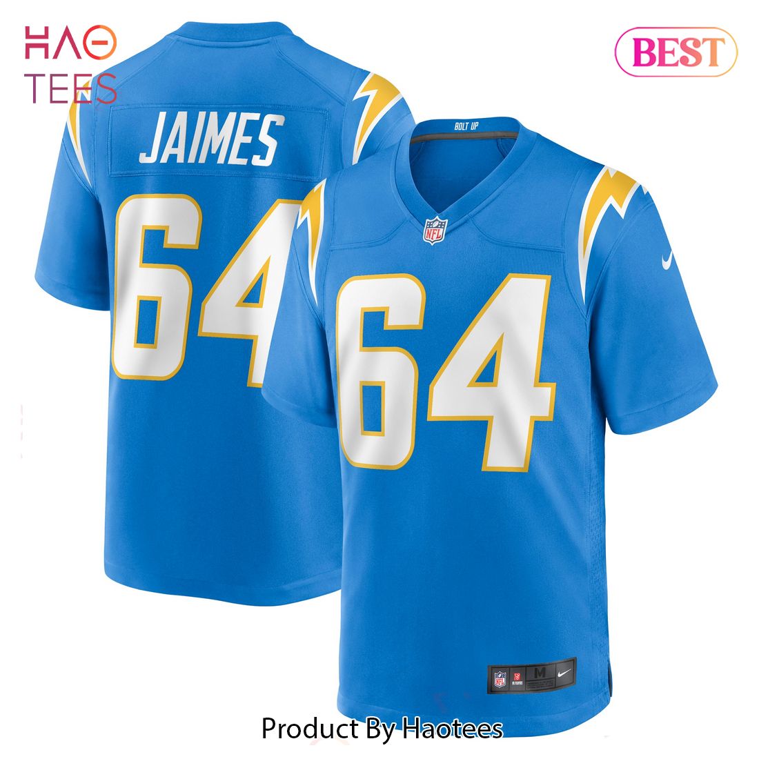 Brenden Jaimes Los Angeles Chargers Nike Game Jersey Powder Blue Luxury Store