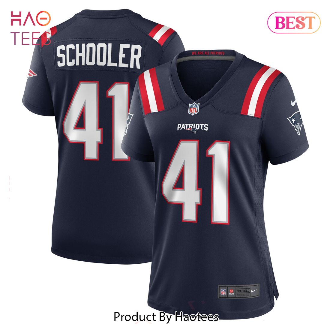 Brenden Schooler New England Patriots Nike Women’s Game Player Jersey Navy Luxury Store