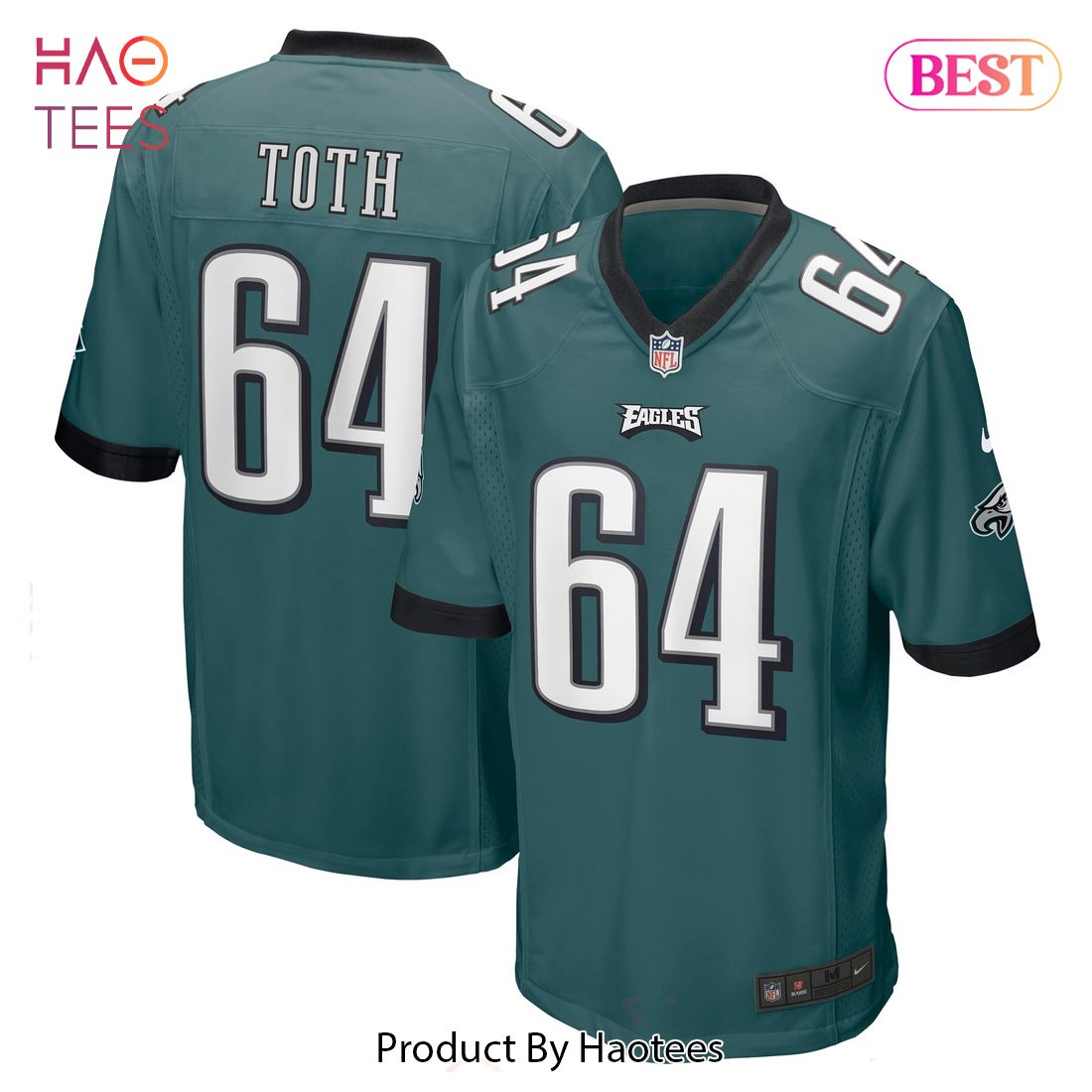 Brett Toth Philadelphia Eagles Nike Game Jersey Midnight Green Luxury Store