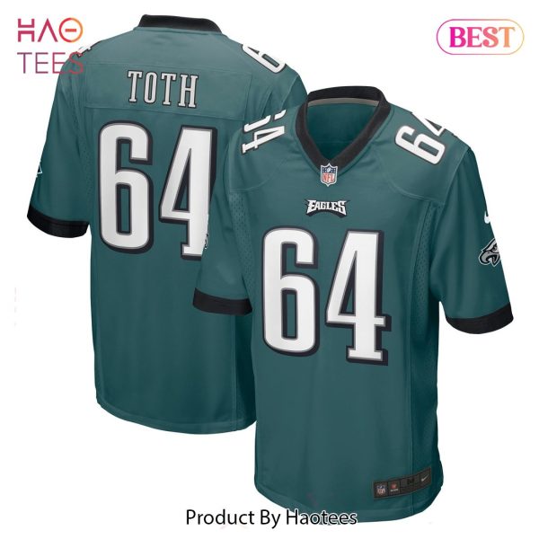 Brett Toth Philadelphia Eagles Nike Game Jersey Midnight Green