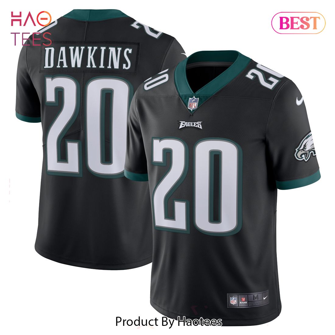 Women's Nike Brian Dawkins Black Philadelphia Eagles Retired Game