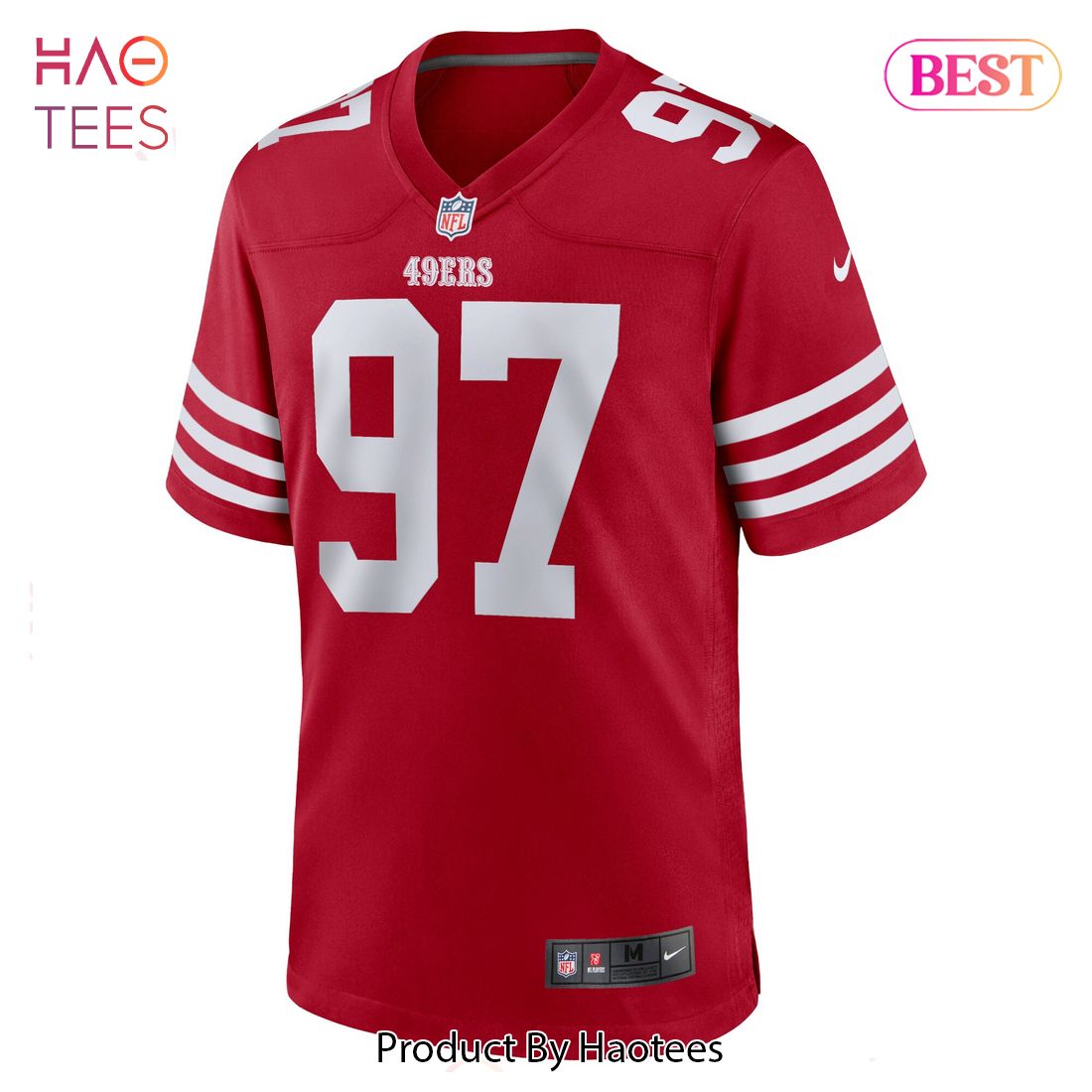 Bryant Young San Francisco 49ers Nike Retired Player Game Jersey Scarlet Luxury Store