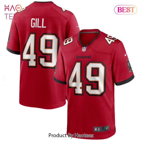 Cam Gill Tampa Bay Buccaneers Nike Game Jersey Red