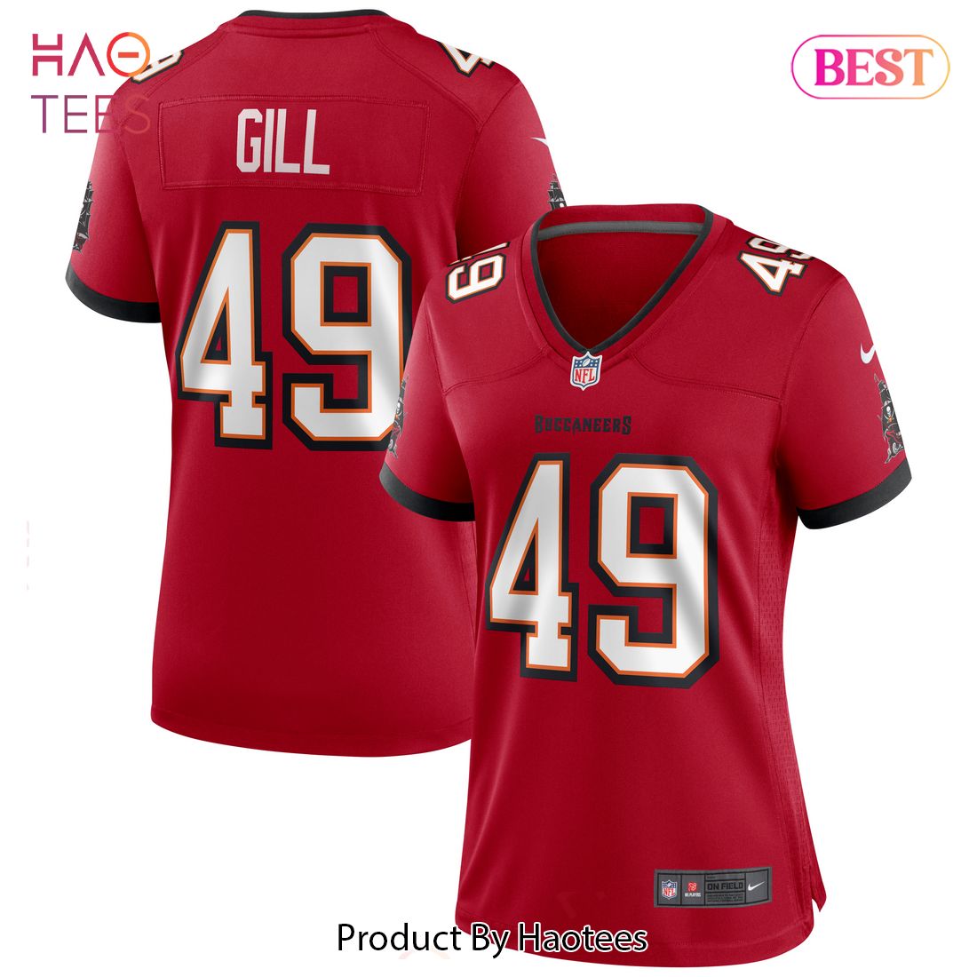 Cam Gill Tampa Bay Buccaneers Nike Women’s Game Jersey Red