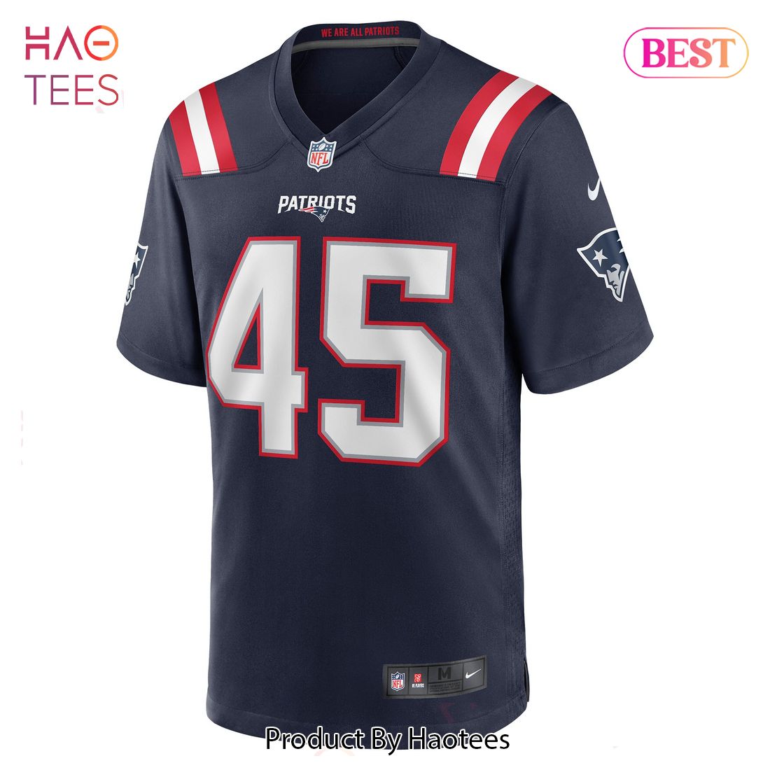 Cameron McGrone New England Patriots Nike Game Jersey Navy Luxury Store