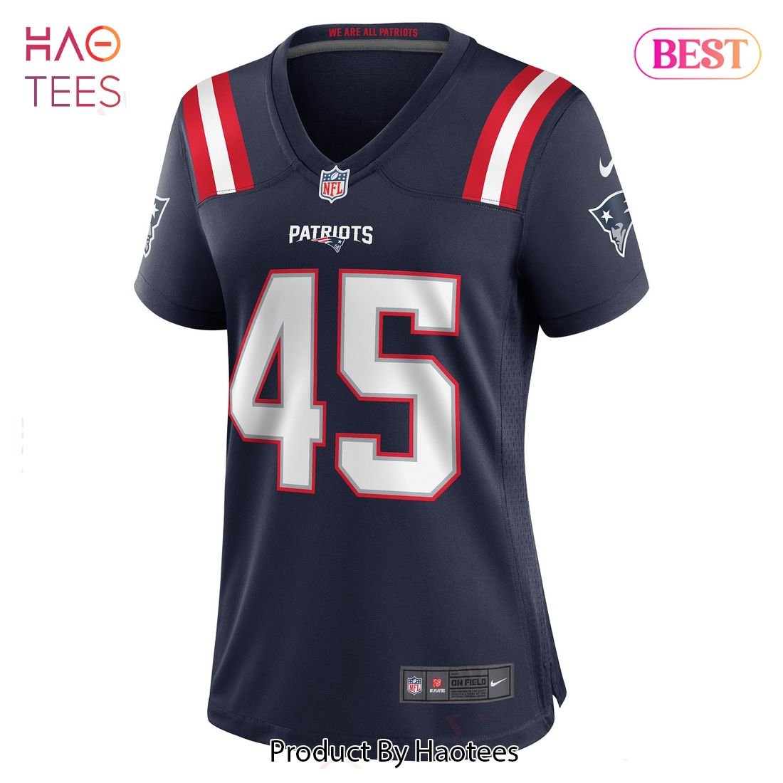 Cameron McGrone New England Patriots Nike Women’s Game Jersey Navy Luxury Store